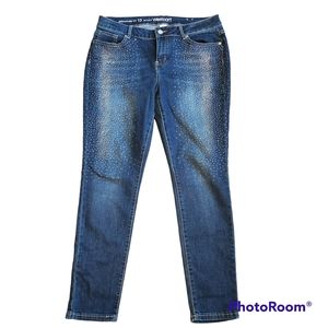New rhinestones Westport skinny jeans